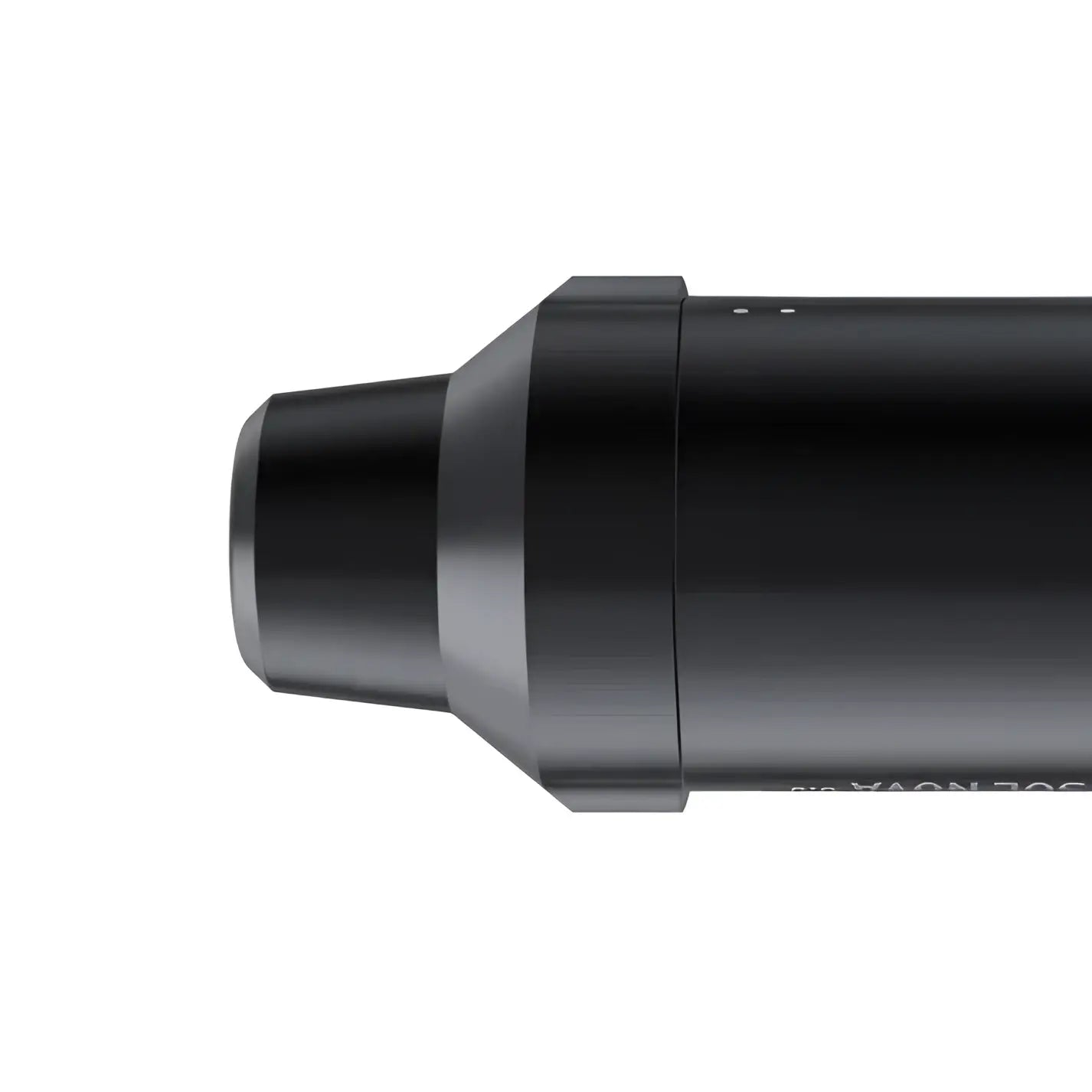 CHEYENNE SOL Nova V2 mattschwarzes zylindrisches Gerät mit schlankem, modernem Design und strukturierter Basis für den professionellen Einsatz