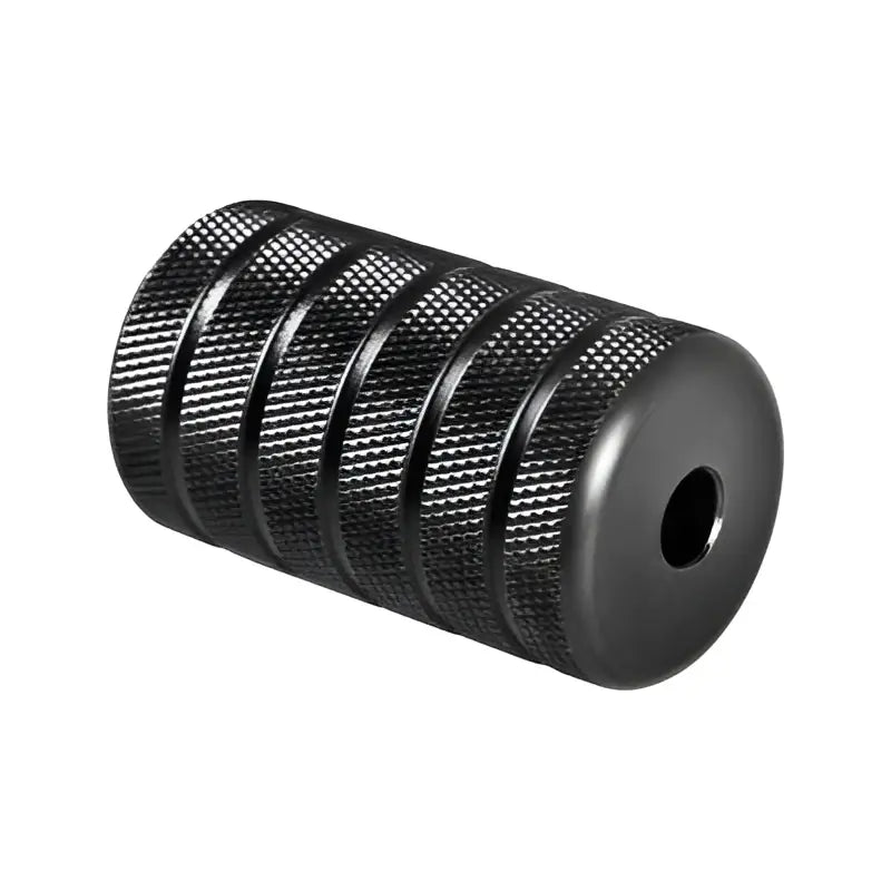 Killer ink leichter, autoklavierbarer Tattoo-Griff aus Acetal in Schwarz mit strukturierter matter Oberfläche und gerändelten Rillen für sicheren Halt
