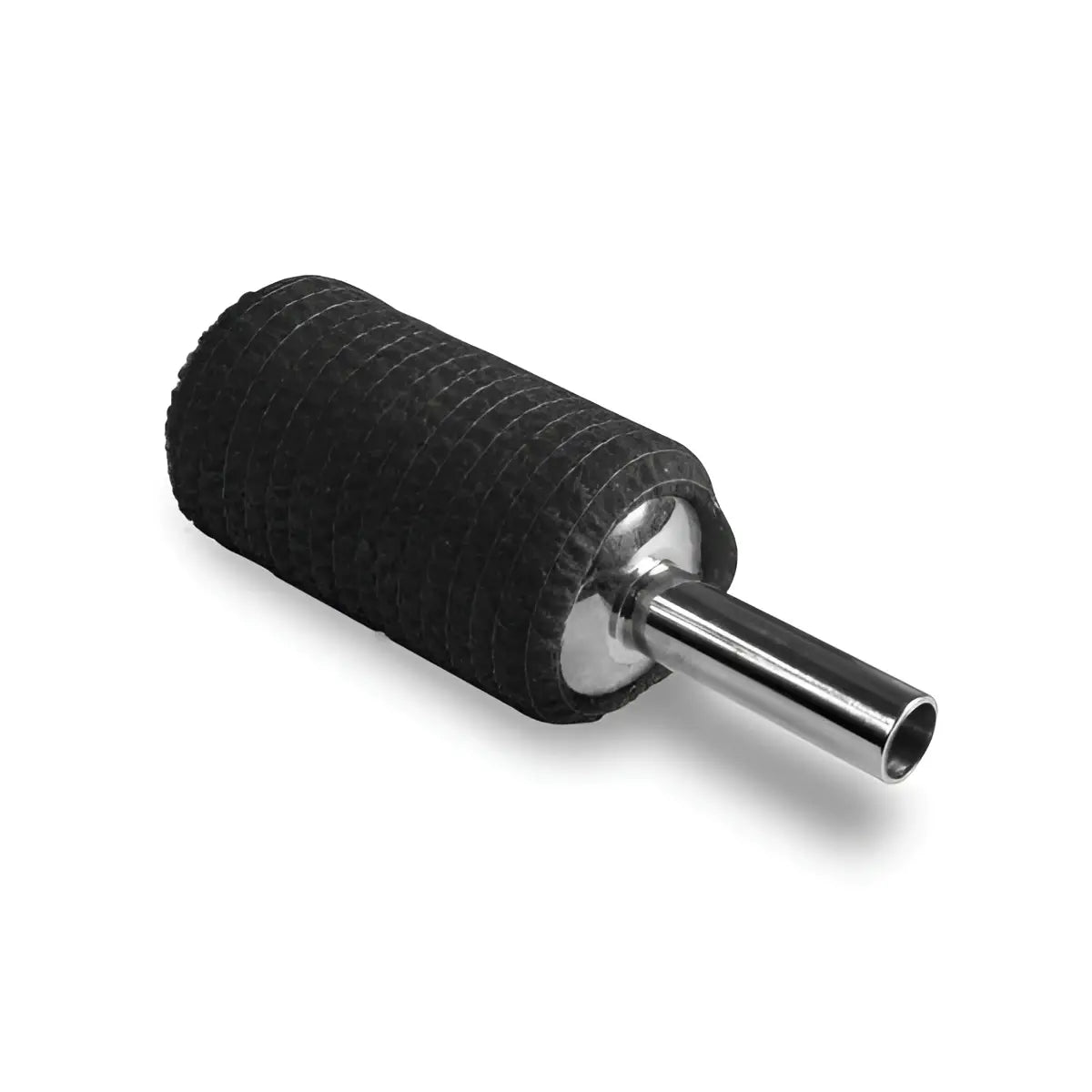 Schwarzes Schleifrad mit Metallschaft, geeignet für killer ink Grip Wrap, 25mm x 4.5m, Packung mit 24 Stk.