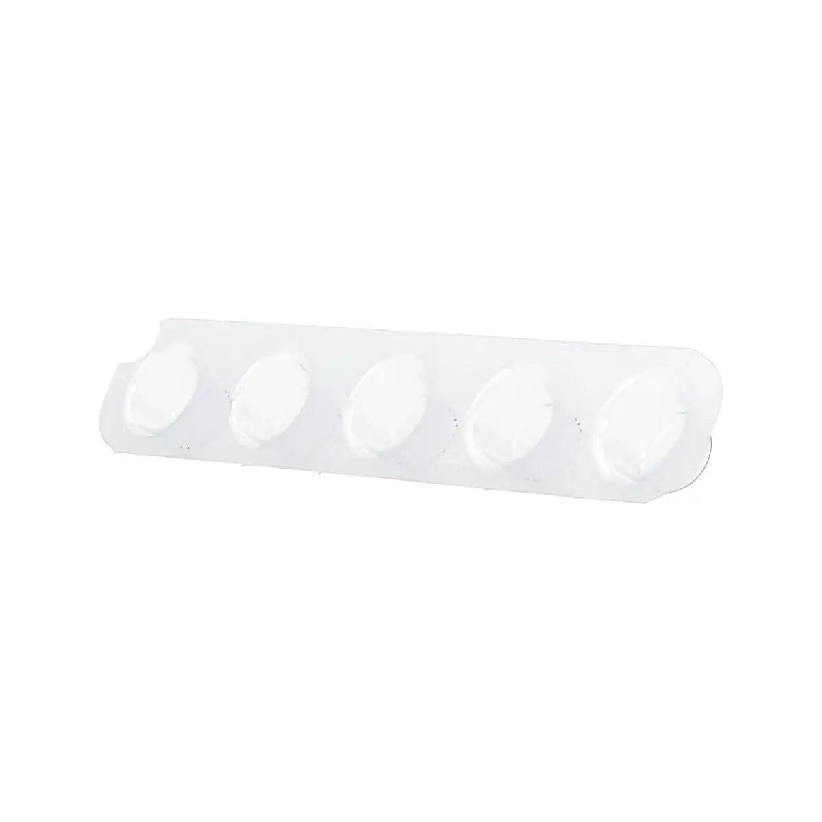 Clear plastic blister pack containing five white round tablets of killer ink sterile disposable ink cap strips 13mm pack