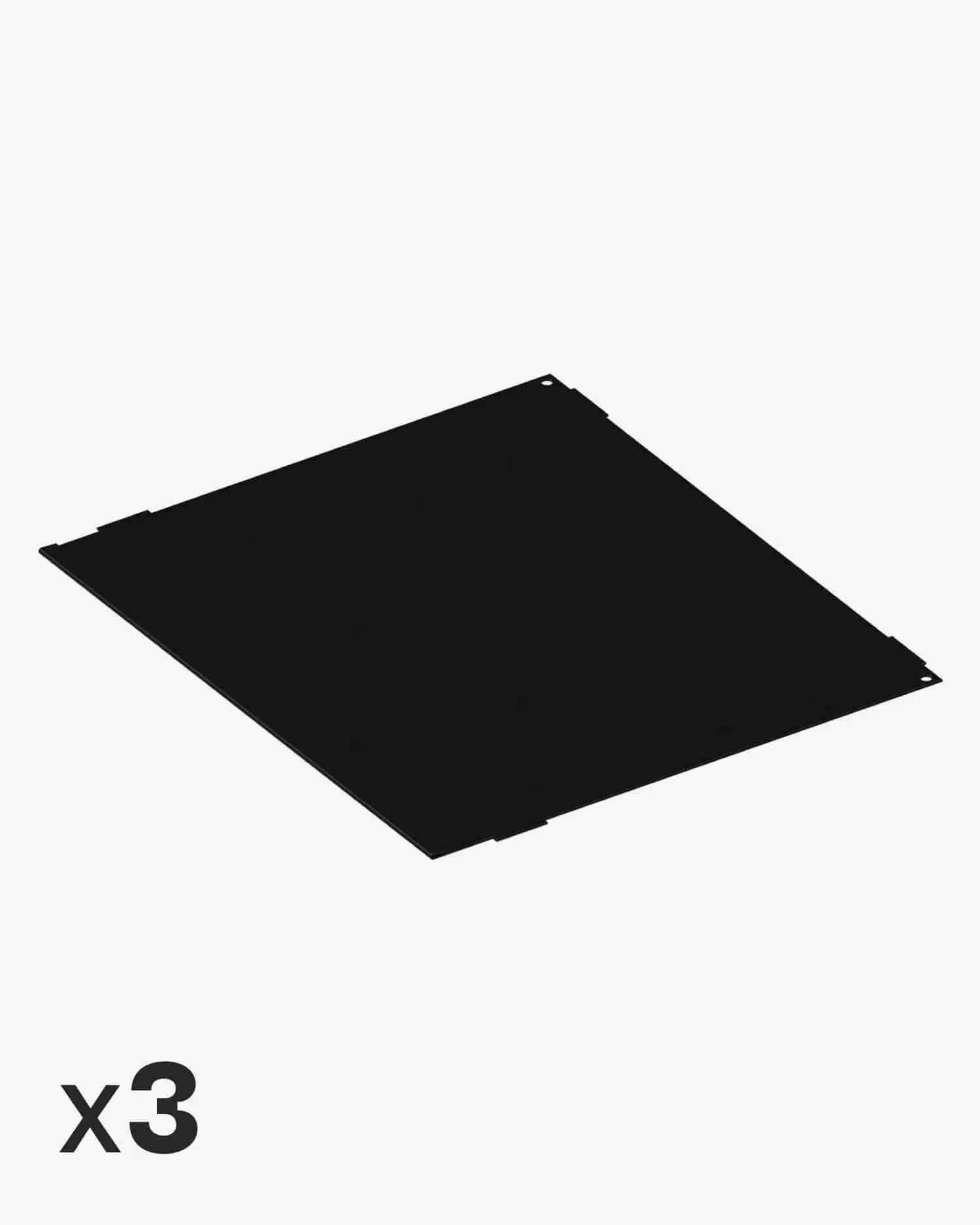 Schwarze rechteckige Metall-Rackblende von meta 2.0 mad talent pack eu, Rückseite für Audioequipment-Setup