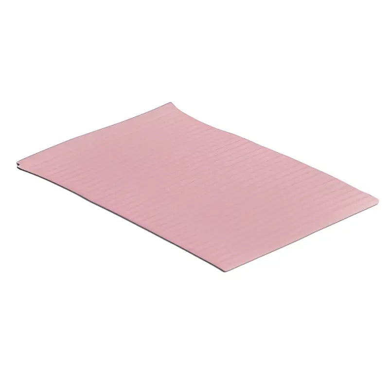 UNIGLOVES Einweg-rosa Hygienematte aus glattem, festem Material für den Gebrauch mit Servietten, 50er-Pack