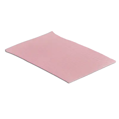 Unigloves disposable pink hygienic mat made of smooth solid material for napkin use 50pcs pack