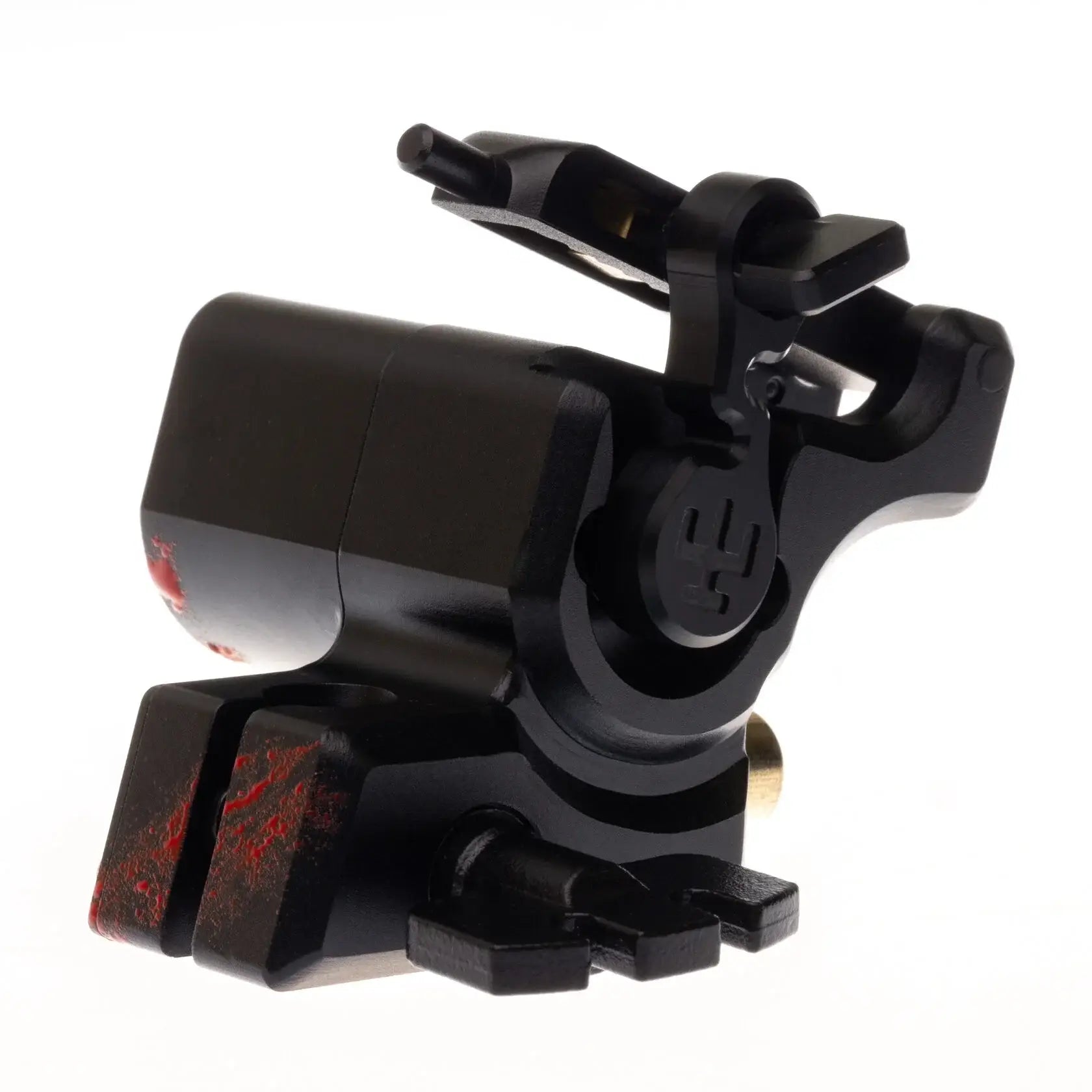 VLAD BLAD Avenger 2 Pro Blood Money schwarze Tattoo-Maschine mit roten Akzenten und schlankem, ergonomischem Design für präzises Arbeiten
