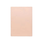 A sleek matte-finish blush pink rectangular cutting board in flat canvas style 8 by 11 inches