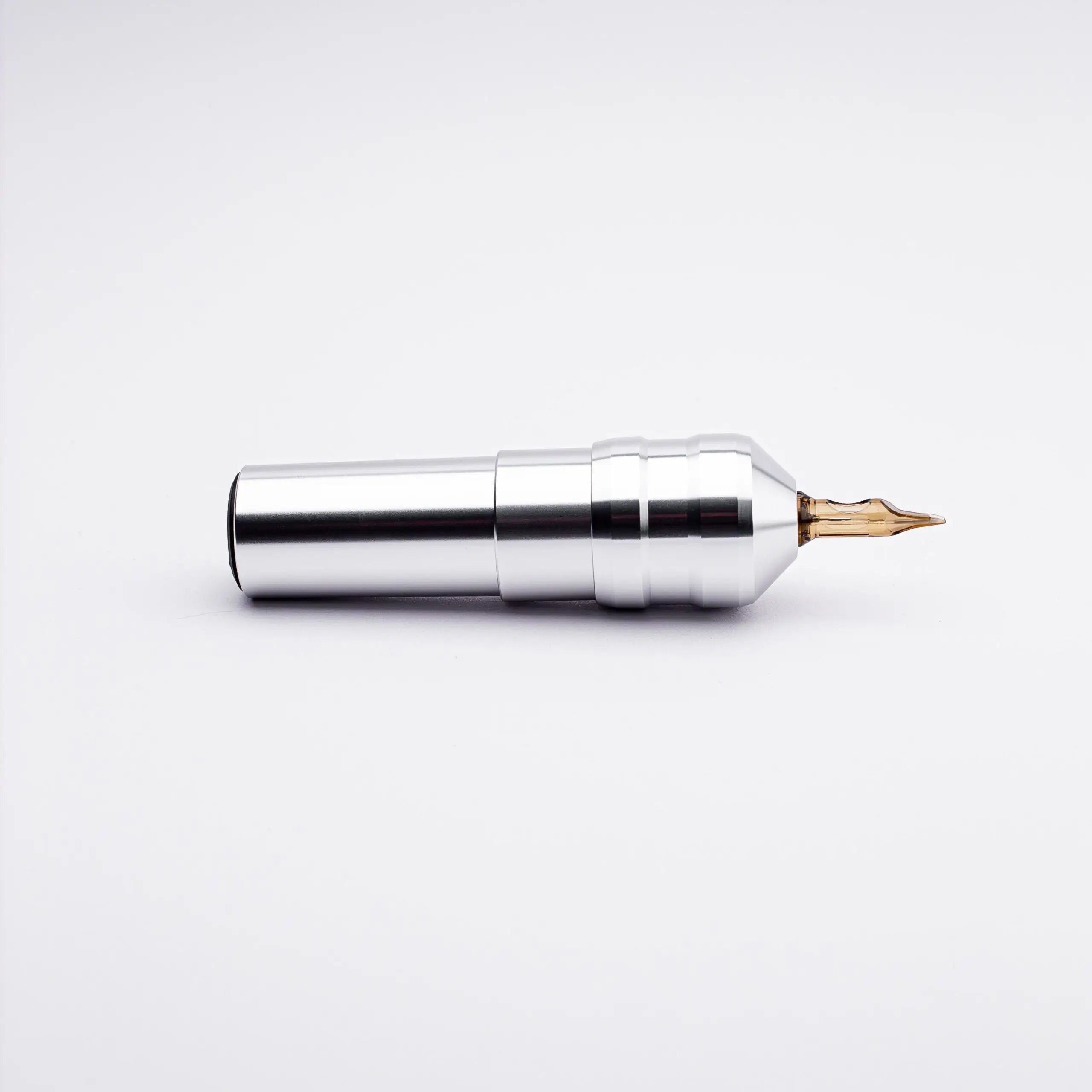 Silver metallisch ACUS - M1 Ayre Tattoo-Maschine mit goldfarbener TIP der Nadel für präzises Tätowieren