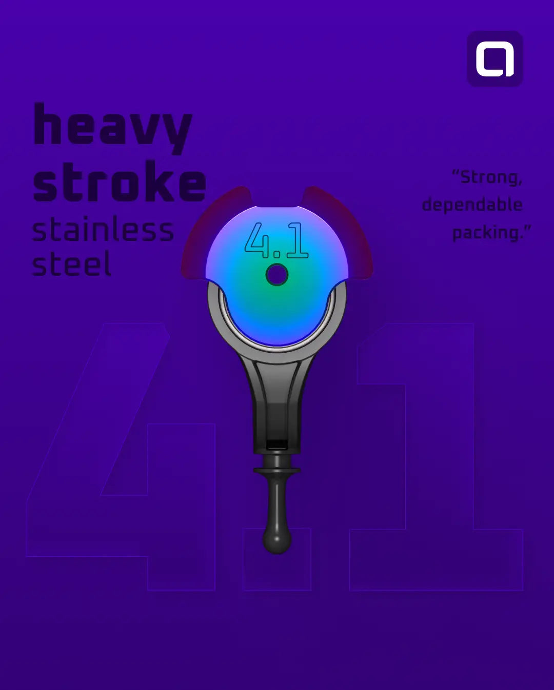 alt
ACUS stroke schwerer metallischer Tennisschläger mit leuchtend blau-grünem, kreisförmigem Kopf und Edelstahlrahmen, der 4.1 anzeigt
