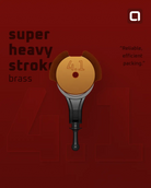 Messing-Super-Heavy-stroke-4.1-Kurbelgriff mit poliertem Metallic-Finish und eingravierter numerischer Markierung von ACUS stroke super heavy