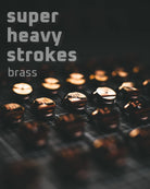 ACUS stroke super schwere Messing-stroke mit warmem goldenen Farbton und kunstvollen Gravurdetails