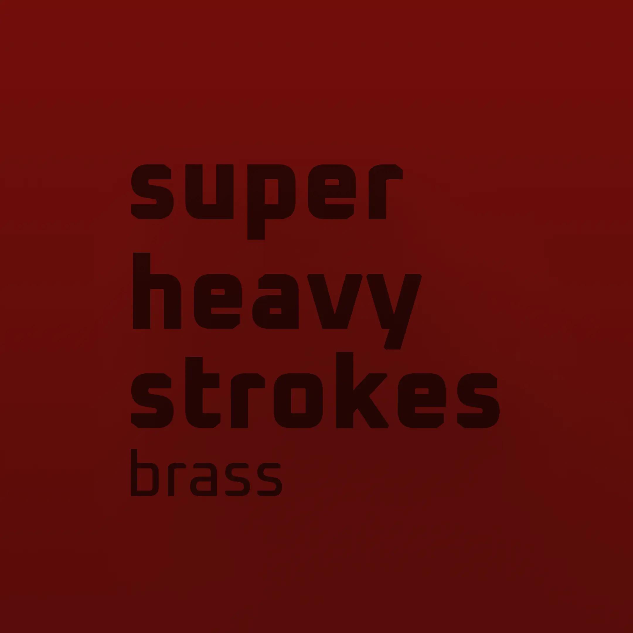 ACUS stroke-Logo aus super schwerem Messing mit super schweren strokes für hohe Haltbarkeit und markantes Erscheinungsbild