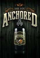 Black bottle of nikko hurtados anchored stencil solution 240ml with gold laurel wreath and anchor label and screw cap