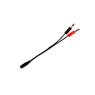 Black banana plug audio cable with red and black connectors for cheyenne banana plug hawk 4mm headphone jack 35mm
