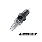 Cheyenne cartridges safety curved magnum tattoo needle with black and clear 0.30 transparent housing and metallic tip