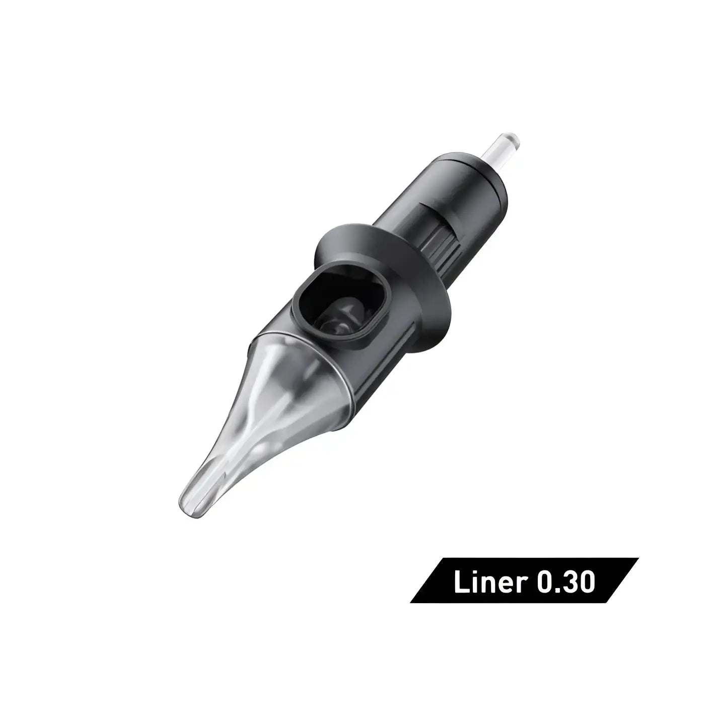 Black and clear Cheyenne cartridges safety round liner tattoo needle with 0.30 gauge tip for precise line work