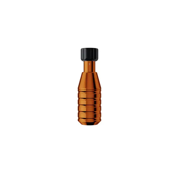 Cheyenne hawk hand grips orange metallic tattoo machine grip with black textured top for professional use