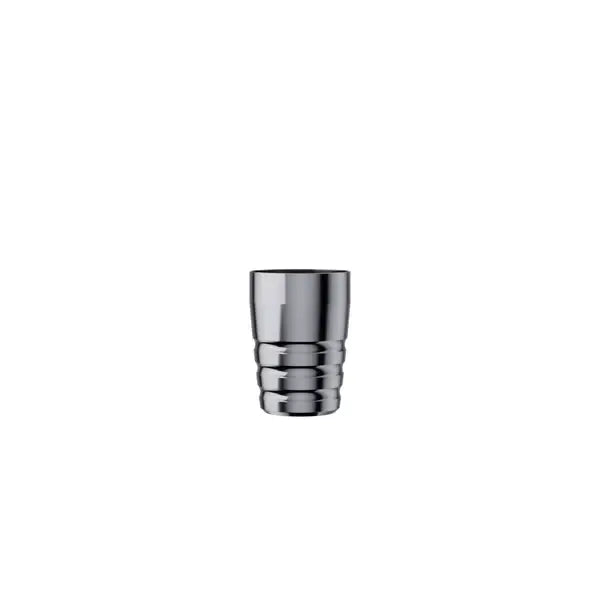 Silver metallic CHEYENNE HAWK pen grip with sleek cylindrical design and horizontal ridges near the base