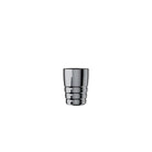 Silver metallic CHEYENNE HAWK pen grip with sleek cylindrical design and horizontal ridges near the base