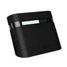 Black Cheyenne portable charger with sleek curved design silver accent and illuminated battery indicator power supply Hawk PU III