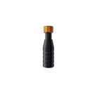 Black cheyenne sol grips tattoo machine with gold ridged top cap designed for professional tattoo artists