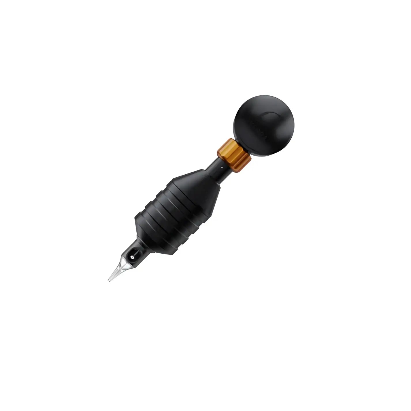 CHEYENNE SOL Terra schwarze Tattoo-Maschine mit goldenem Griff und klarem TIP für 4.0mm Packer- und Liner-Einsatz
