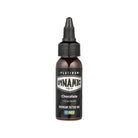 Dark brown glass bottle with black cap and dynamic white shield label from dynamic platinum flesh set 5x30 ml