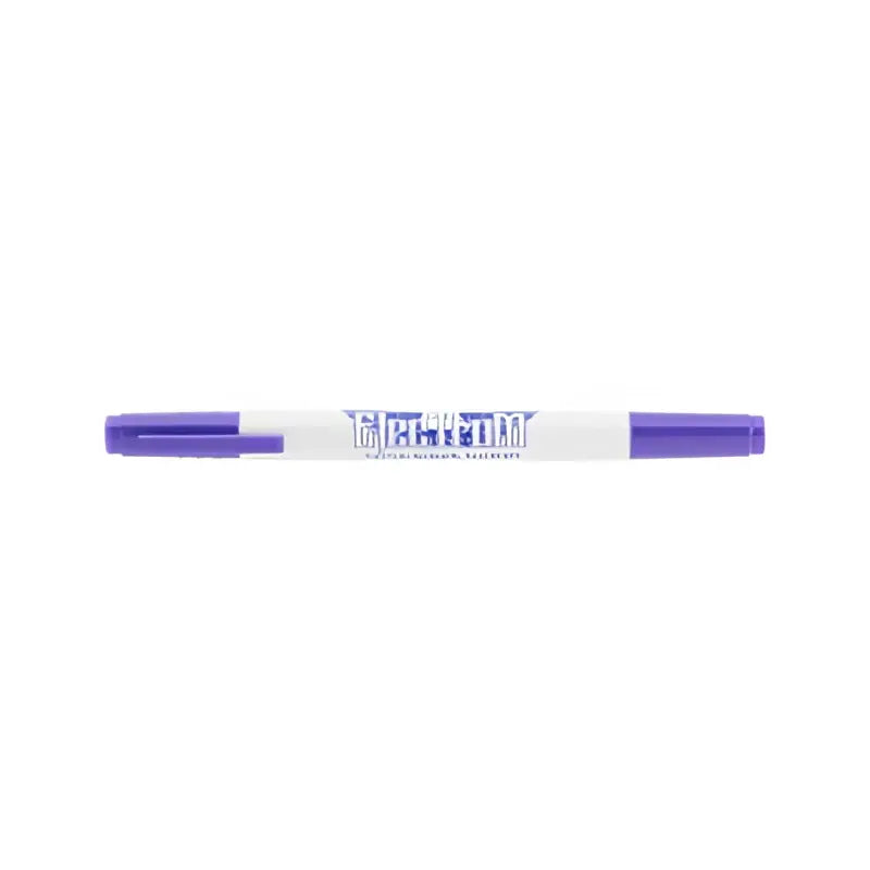 Electrum disposable skin marker in violet with purple and white dual-tip and sleek cylindrical design