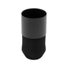 Black cylindrical foam disposable grip by fk irons with smooth upper section and textured lower base classic 24pcs