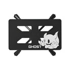 Black metal ghost character bike rack with ghost branding from ghost demon tray mayo base product base only