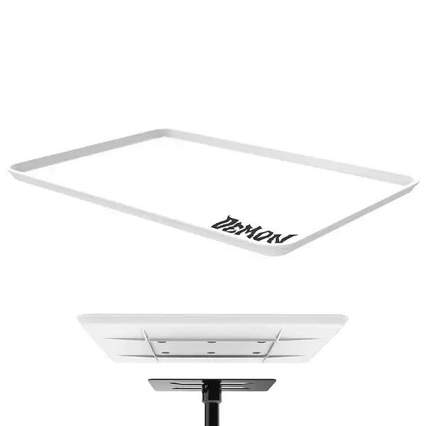 White rectangular led panel light ghost demon tray top with demon logo on the edge for tray use