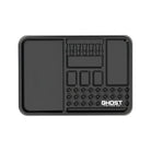 Black ghost tattoo co ghost disposable tray 20pcs black plastic ink mixing trays for tattoo use