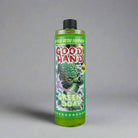 Green soap concentrate in a transparent bottle with black cap and green monster label by w-tech tattoo equipment