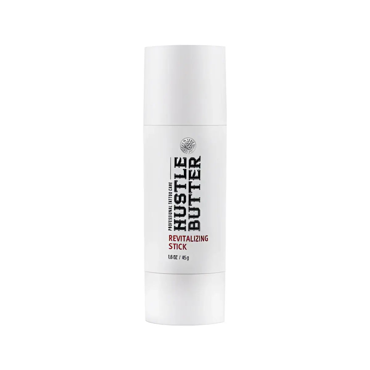 Weiße zylindrische tube mit HUSTLE BUTTER Deluxe-Revitalisierungsstick 1.6 oz 45 g für die Tattoo-Nachsorge