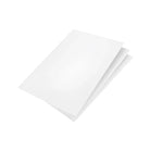 Stack of crisp white inkjet stencil paper sheets long size 8.5 by 14 inches 500 count pack