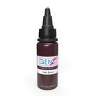 Intenze Gen-Z dunkle braune Tattoo-Farben-Flasche mit schwarzer Tropfkappe und neuer fortschrittlicher Formel 2023