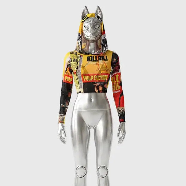 Mesh Top on Silver Mannequin