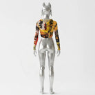 Mesh Top on Silver Mannequin - Back View