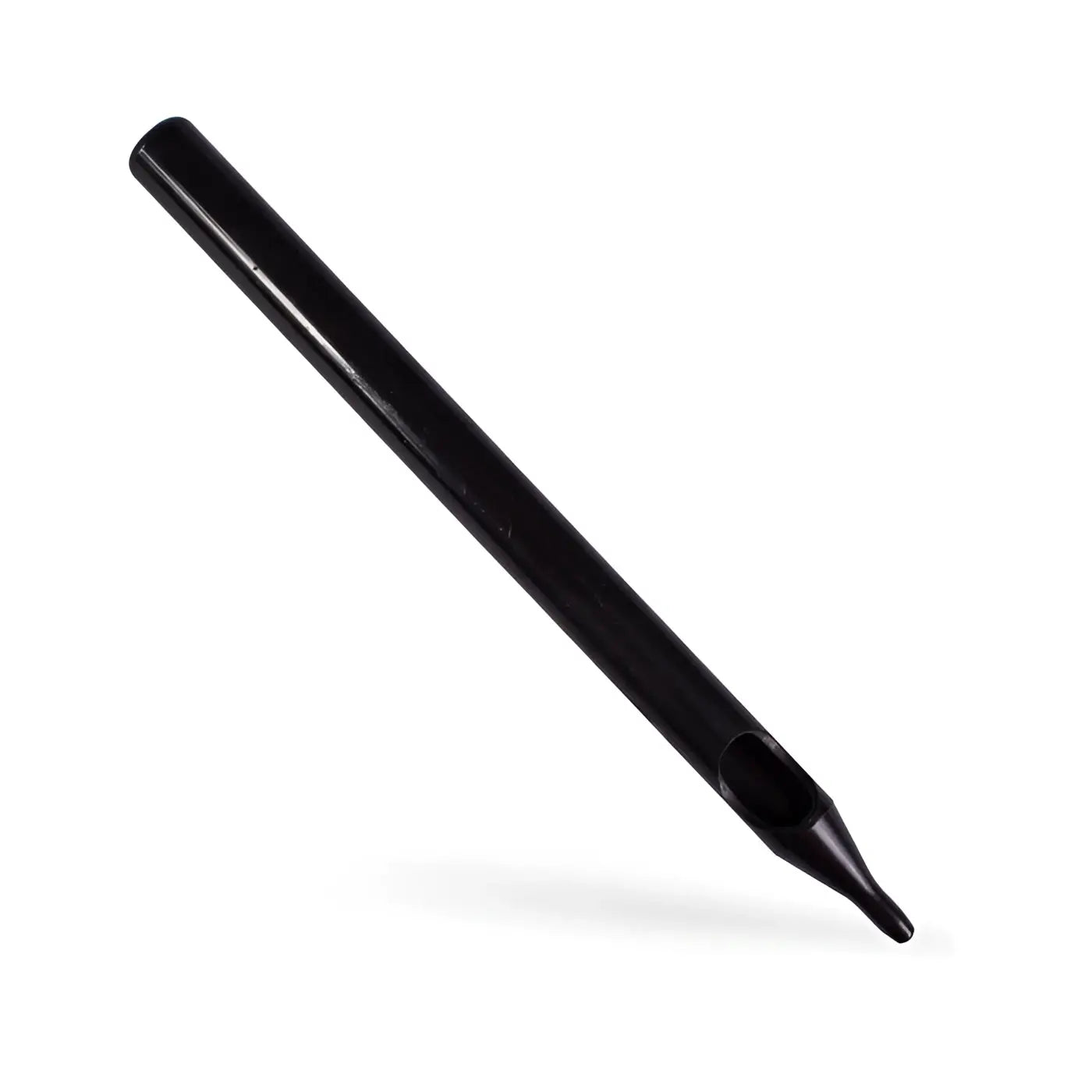 Black plastic disposable tattoo piercing needle with tapered tip and hollow center from killer ink 50pcs pack