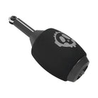 Black foam microphone windscreen with silver skull logo for killer ink memory foam disposable cartridge tubes 24 pcs