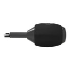 Black ergonomic screwdriver with textured grip and metallic tip shown with killer ink memory foam disposable tubes pack