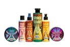 The vibrant green space soap bottle with a cartoon design is part of hossties playful bath and body kosmos set