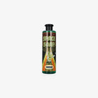 Green translucent space soap bottle kosmos with cartoon astronaut and black cap for cleaning use