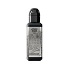 Kuro sumi imperial tattoo Farben Fine-Line, schwarze Farben-Flasche mit elegantem Schwarz-Silber-Design und undurchsichtigem schwarzem Deckel