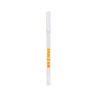 White kyodai soft-tip brush pen with orange lettering on the barrel for smooth drawing and writing