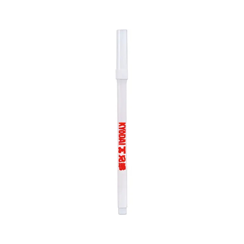 White plastic Kyodai soft-tip brush pen with red lettering on barrel for smooth calligraphy and drawing