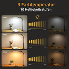 alt
LIBORA LED-Schreibtischlampe mit verstellbarem, elegantem schwarzem Metallrahmen, LED-Lichtleiste, drei Farbtemperaturen und zehn Helligkeitsstufen