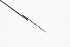 A sleek metallic lotus bar needle with a sharp point and fine shaft for round liner and standard liner use