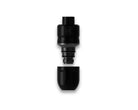 Black cylindrical tattoo machine grip with matte finish and small label on side for musotoku mercury m-1 wireless
