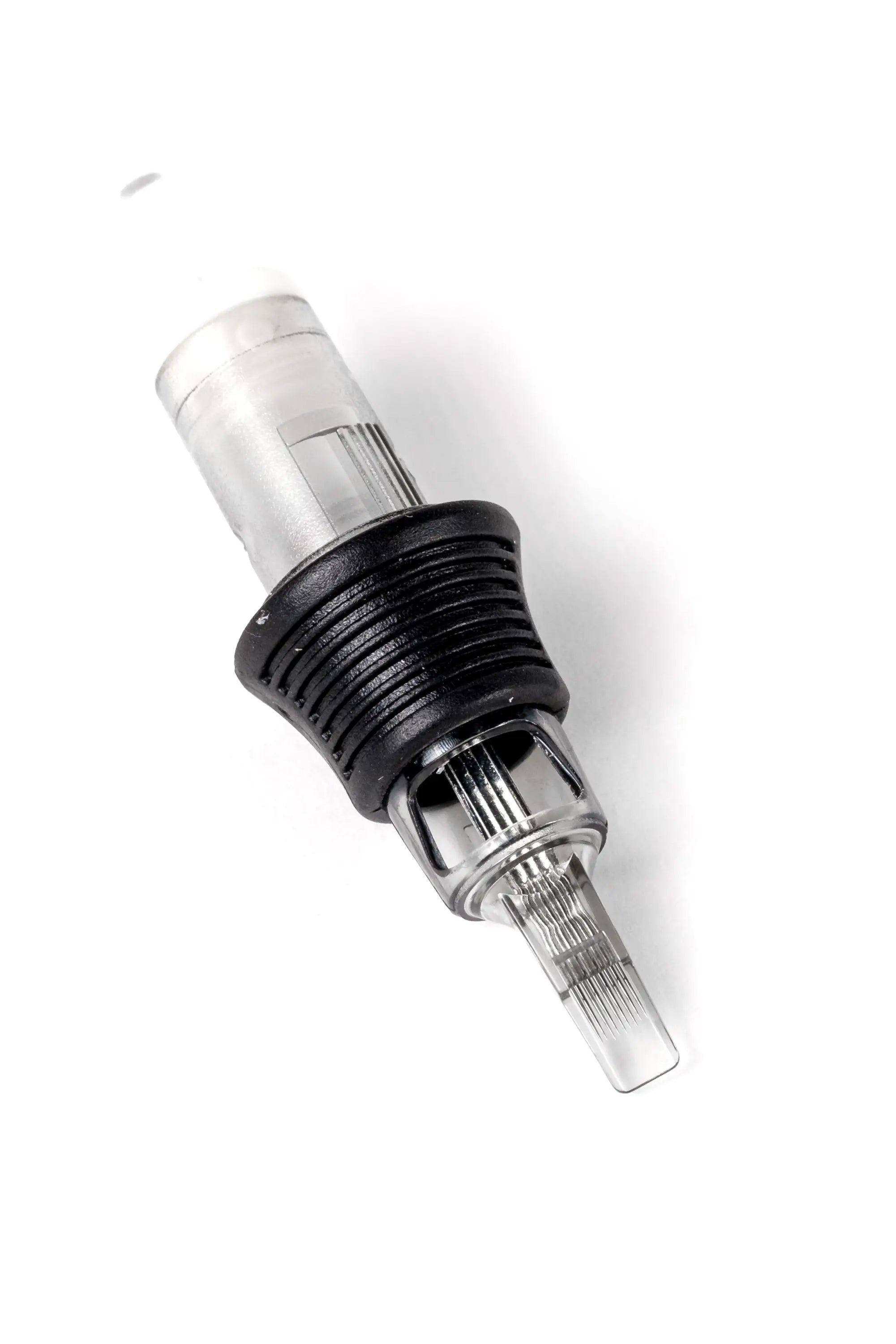 Schwarze und transparente Tattoo-Nadel-cartridge mit Gewindegriff für nexus, curved Magnum, strukturierte Verwendung
