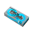 Gray and blue ozer thermal paper roll pack with textured surface for printing use