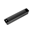 Ozer wireless x thermal stencil printer portable black rectangular scanner with glossy finish and illuminated x logo